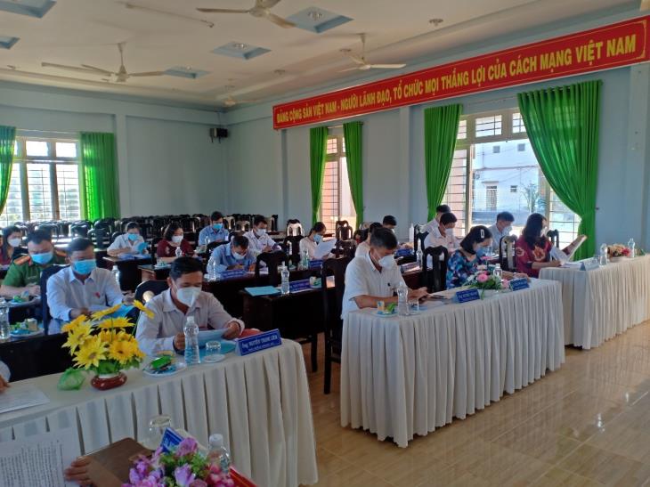 Hội đồng nhân dân xã Hảo Đước, huyện Châu Thành: Tổ chức kỳ họp lần thứ 3, HĐND xã khóa XII, nhiệm kỳ 2021-2026